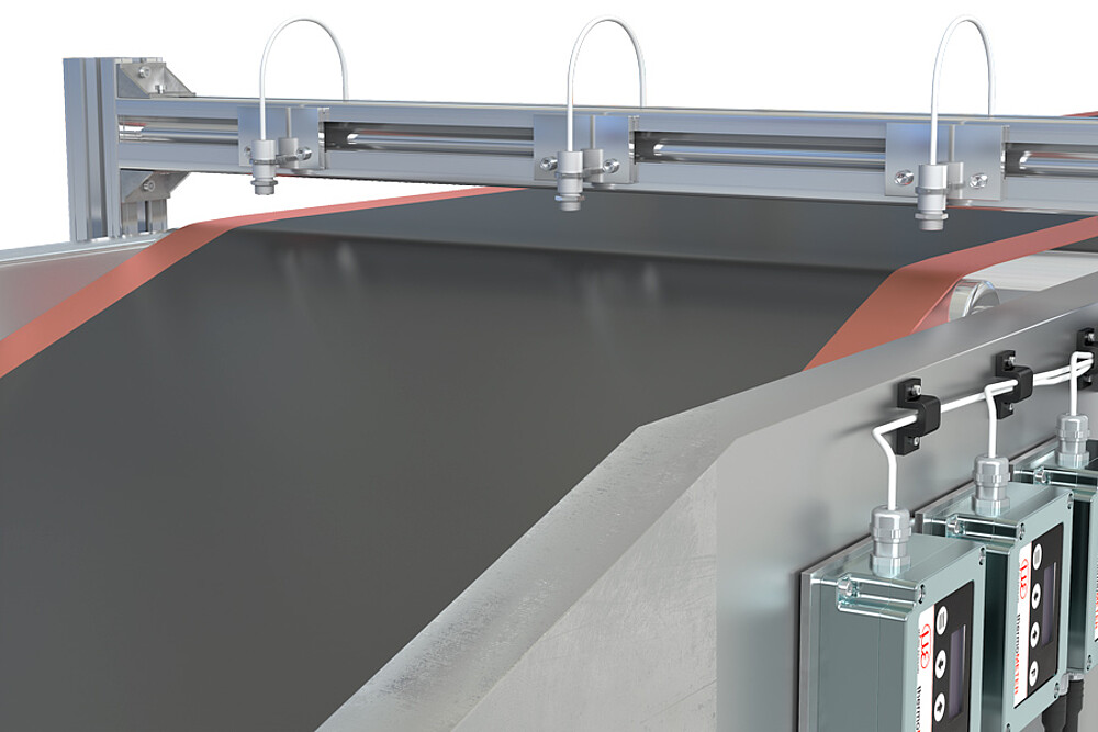 Temperature measurement in the coating process of battery films with thermoMETER UC