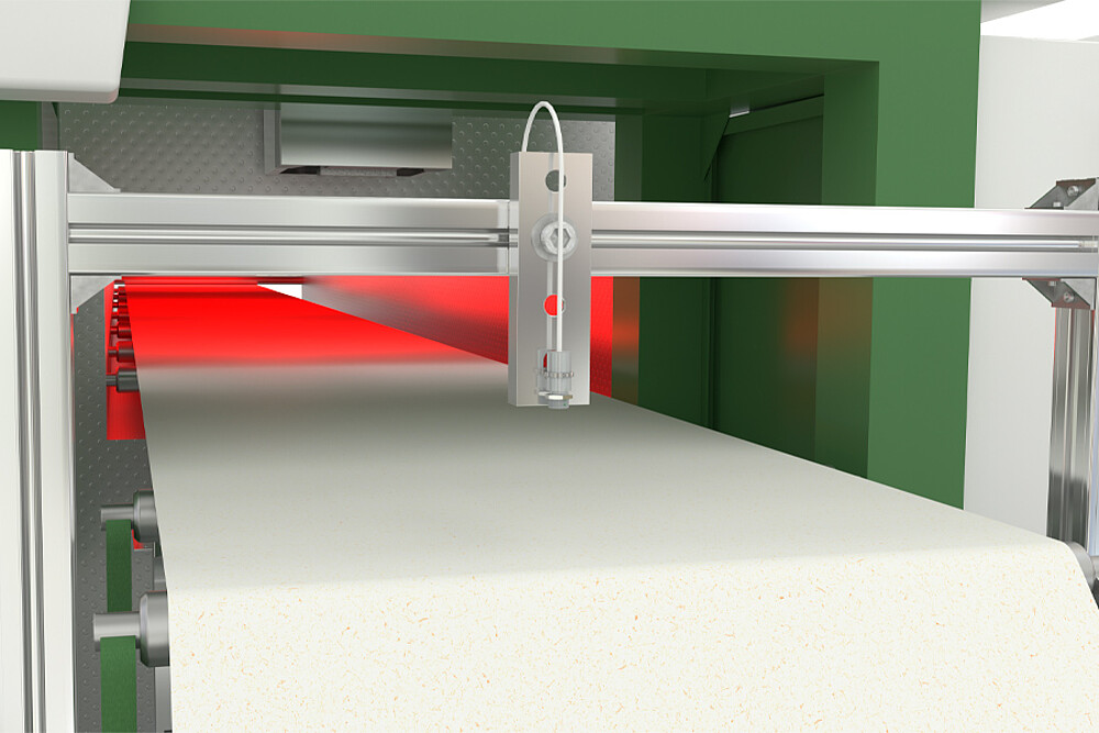 Monitoring the drying process in paper production with thermoMETER UC