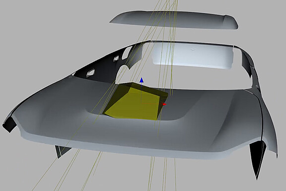 CAD-based simulation for efficient setup