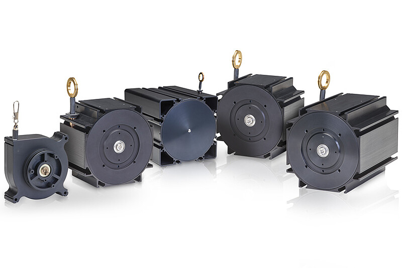 Robust draw-wire sensor mechanics with aluminum housing