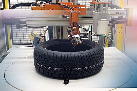 Inspection of tire surfaces with the TSI-LI system