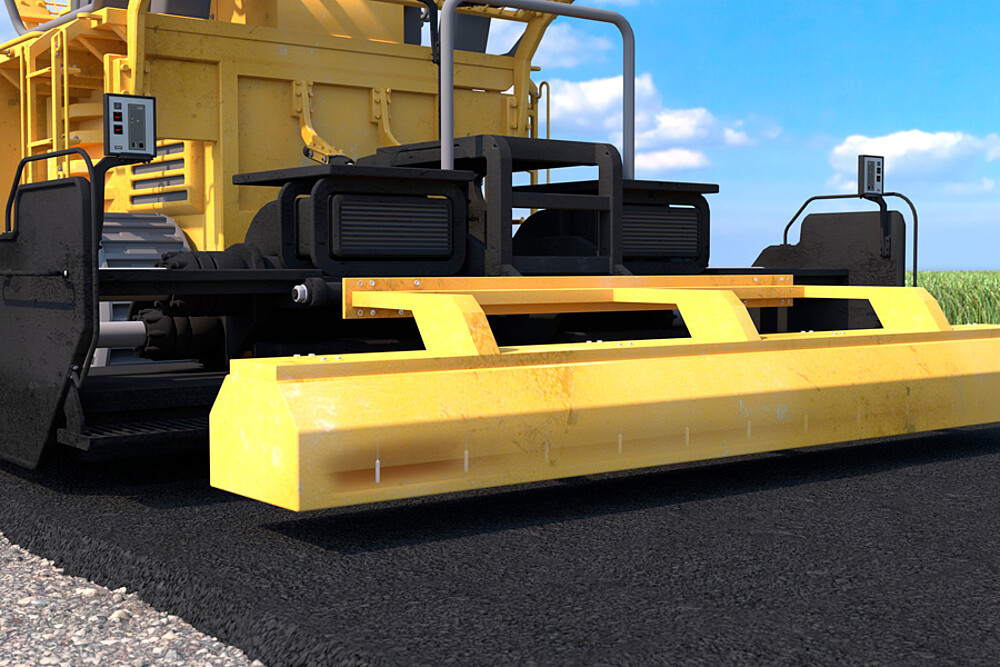 Measurement of asphalt temperature after application