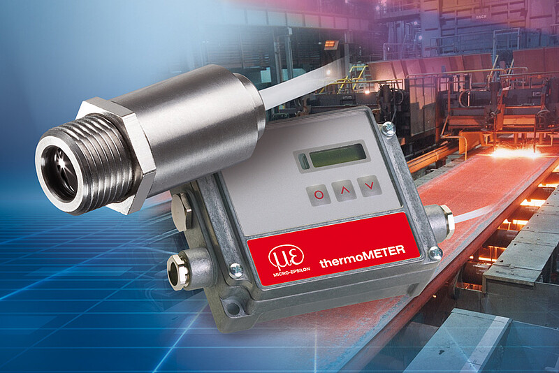 Infrared pyrometer for the metal processing