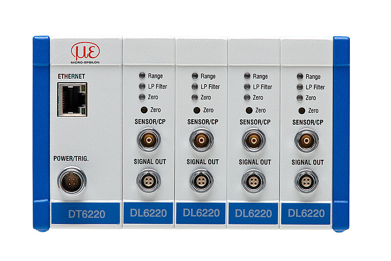 Capacitive standard measurement system: DT6220 / DT6230 controllers with DL6220 demodulator